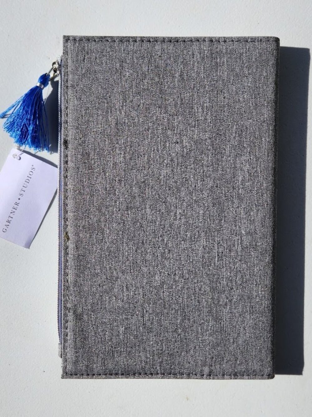 New Gartner Studios Fabric Zippered Journal 6" x 8" 120 Sheets Paper Notebook Di